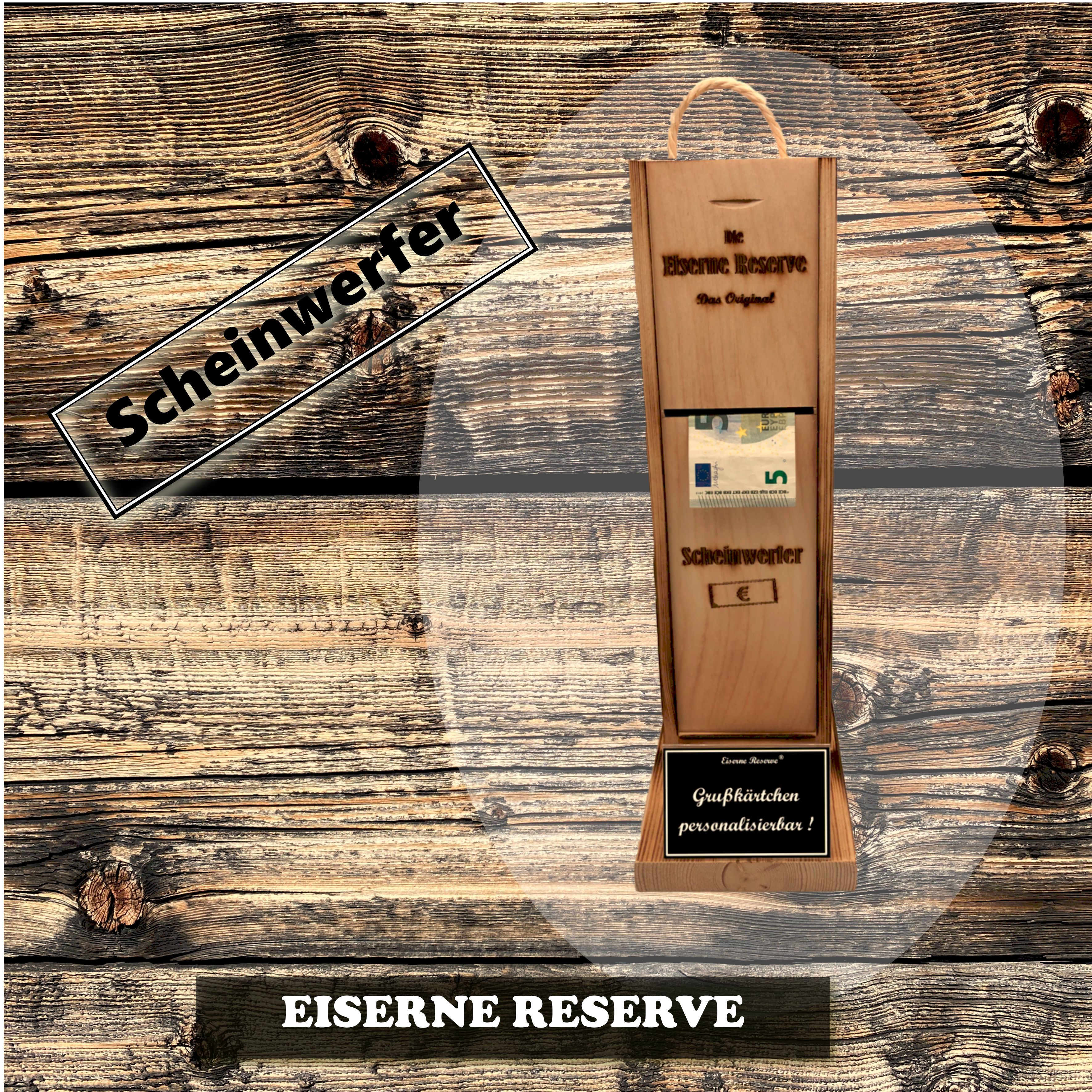 Personalisierbar  Eiserne Reserve ® Scheinwerfer