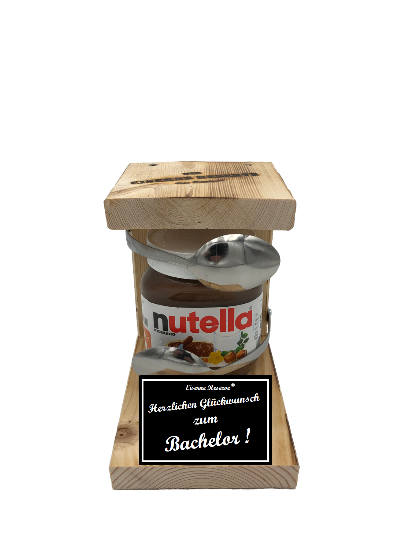 Herzlichen Glückwunsch zum Bachelor Löffel Nutella Geschenk - Die Nutella Geschenkidee