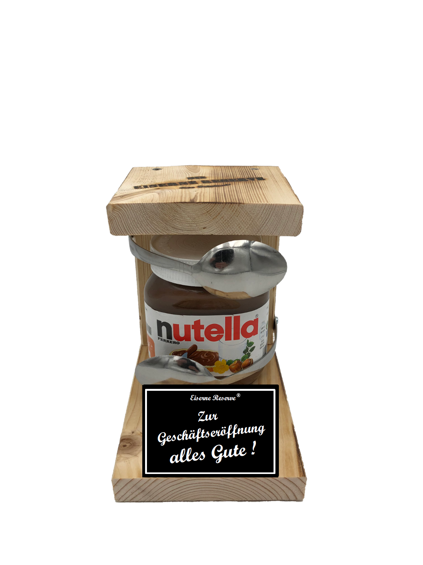 Zur Geschäftseröffnung alles Gute Löffel Nutella Geschenk - Die Nutella Geschenkidee